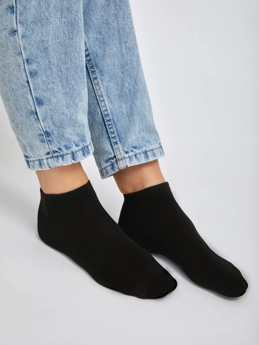 Ky Çorap Seti Siyah Kısa Pamuk 12 Çift 14738425 Siyah