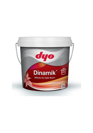 Dyo 7,5lt Dinamik Silikonlu Dış Cephe Boyası Beyaz 7,5 L