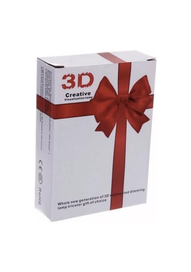 Amelief 3d Gece Lambası Kumanda İle 205618447 Sütlü