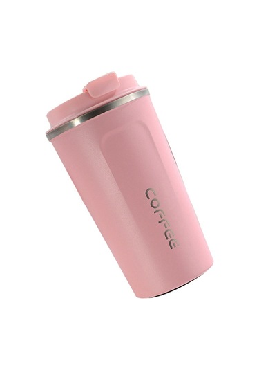 2x380 Ml Isı Koruma Kahve Kupa Paslanmaz Çelik Kupa Kahve Süt Kupası Vakum Şişeler Termos Bardak Siyah Ve 510 Ml Pembe Kahverengi - Pembe - Siyah