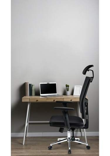 Ofiscombin Fileli Metal Ayaklı Ofis Müdür Makam Yönetici Çalışma Koltuğu Siyah File 00047499890