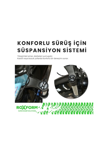 Roxform R-200 Pro Elektrikli Katlanabilir Bisiklet 10ah Shimano Altus Hidrolik Fren Şehir Bisikleti Titanyum Mavi