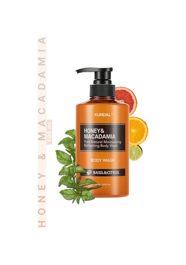 Kundal Basil & Citrus Pure Body Wash 500 ML