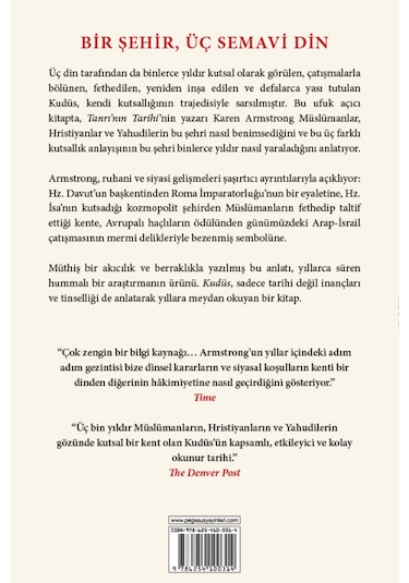 Kudüs’Ün Tarihi: Bir Şehir Üç Semavi Din 9786254100314