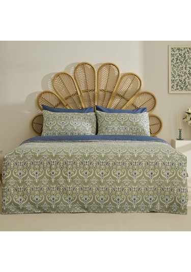 Sarah Anderson Aderra Çift Kişilik Nevresim Takımı Mint Mint