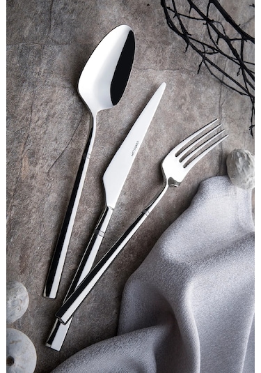 Emsan Premium Penta 84 Parça Çatal Kaşık Bıçak Seti Lüks Kutulu