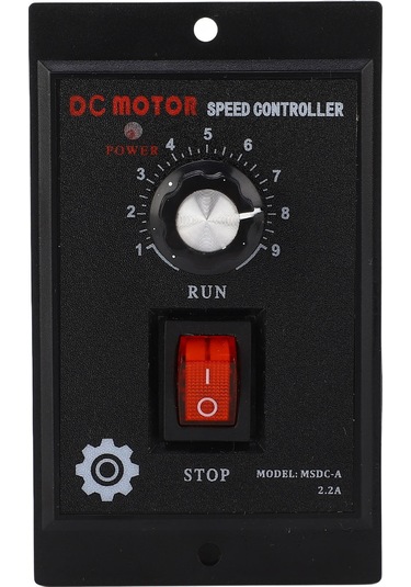 Aubyhe 90vdc Çıkışlı 110vac Girişli Dc Motor Hızı Kontrol Cihazı - İleri-geri Ve Acil Durdurma Fonksiyonlu Abs Kasa