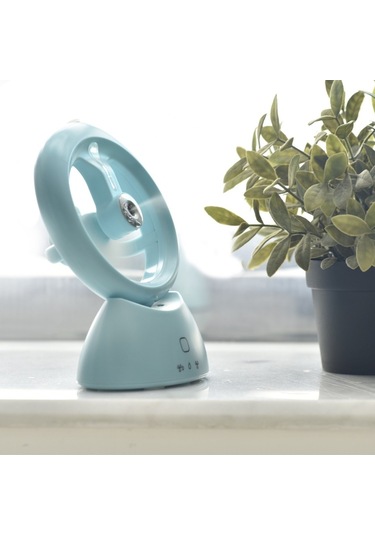 Soulader Taşınabilir Mini Usb Şarjlı Masaüstü Sprey Fanı - Sessiz Çalışma, Hafif Ve Pratik, Ofis Ve Yurt İçin Ideal, Serinletici Hava Akımı