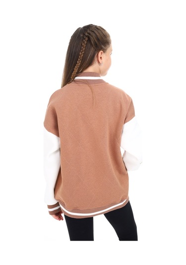 Toontoy Kız Çocuk Kolej Hırka Kahverengi