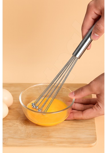 Bilyalı Yeni Nesil Çırpıcı - Paslanmaz Çelik - Ekstra Dayanıklı