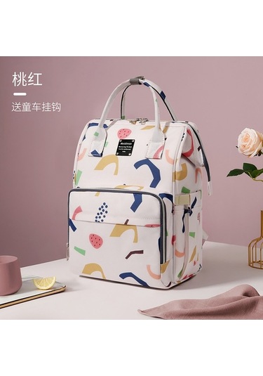 Novahub Moveevo Yaoyao Şeftali Kırmızı Yükseltilmiş & Kalın Bebek Çantası Kırmızı