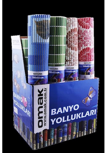 Omak Banyo Yollukları Kaydırmaz Çok Renkli
