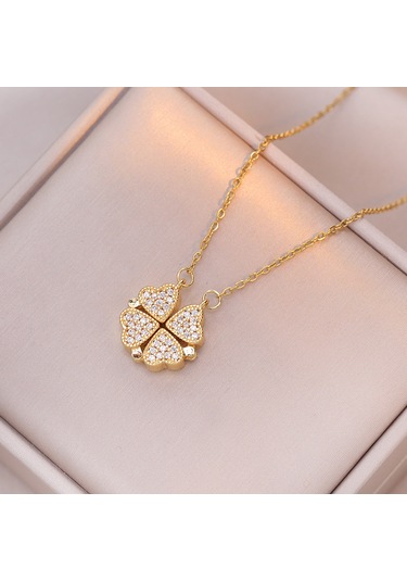 Bayan Kolye: Moda Estetiği Titanyum Çelik Kolye No.405 Çok REnkli