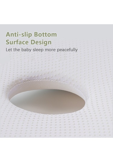 Yenidoğanlar İçin Yastık Düz Başları Önlemek İçin Rahat Bebek Baş Şekillendirme Yastığı 0-12 Aylık Bebekler İçin Hafızalı Sünger Yastık