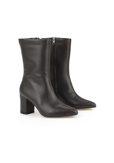 Ziya, Kadın Topuklu Bot 1531044z4006 Kahve 1531044z4006 300 Kahve