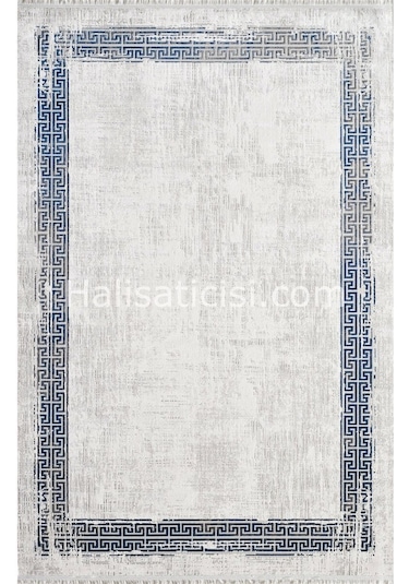 Gümüşsuyu Halı Black&Brown 11298 Mavi