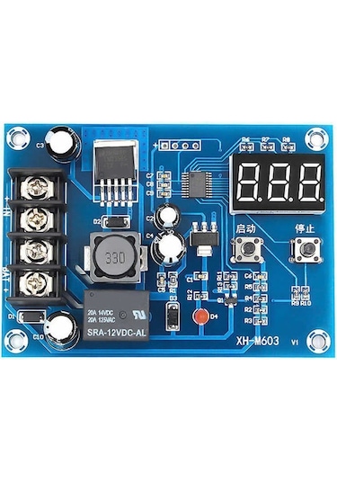 Xh-m603 Akü Şarj Kontrol Kartı Xh-m603 Batarya Akü Şarj Kontrol Devresi 12v 24v Kurşun Asit Jel