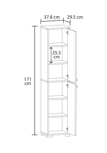 Mercan Mutfak Dolabı Beyaz