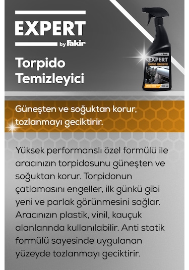 Expert by Fakir Torpido Temizleyici Sprey 750 ML