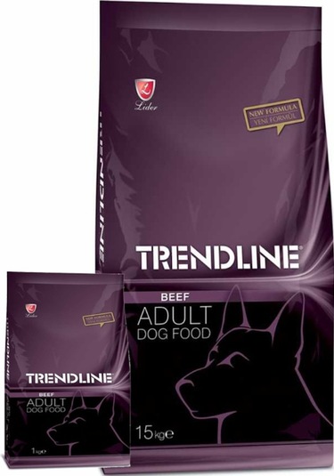 Trendline Biftekli Yetişkin Köpek Maması 15 + 1 KG
