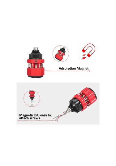 Skycity Tamamlanmış 12'li Mini Tornavida Seti - Hassas Tamir Ve Montaj İçin Çok Amaçlı Profesyonel Araç