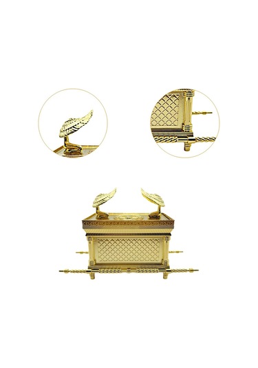 Suntek Magideal Ahit Sandığı Tahsil Metal El Sanatları Dini 16x6.5x10.5cm