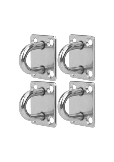 Springsun Stainless Steel Gövde Kanca Tavan Fantezi/koltuk/sandık/hammak Yüksek Dayanıklı Asma Aracı - 4 Adet Diğer