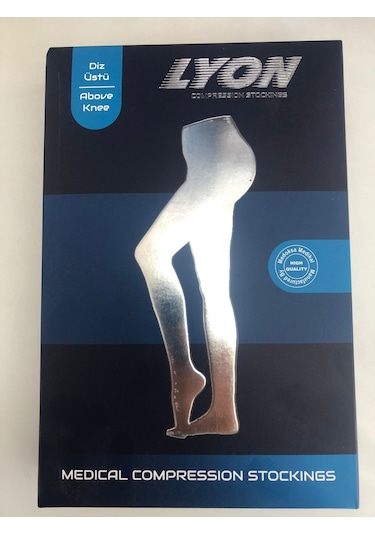 Lyon Diz Üstü Orta Basınçlı Varis Çorabı