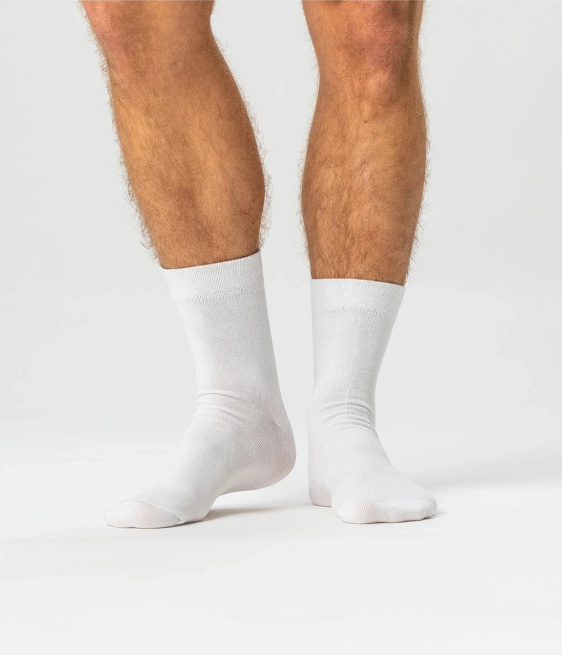 Erkek Beyaz Bambu Çorap 6'lı Premium Kutu Beyaz