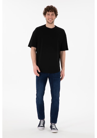 U.S. Polo Assn. Erkek Long Fit Bisiklet Yaka Siyah Basic Tişört 50305988-VR046 U.S. Polo Assn. Erkek Long Fit Bisiklet Yaka Siyah Basic Tişört 50305988-VR046