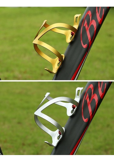 Jzcat Bisiklet Su Şişesi Kafesi Alüminyum Alaşımlı Su Şişesi Kafesi Bisiklet Dağ Bisikleti Su Bardağı Tutucu - Siyah