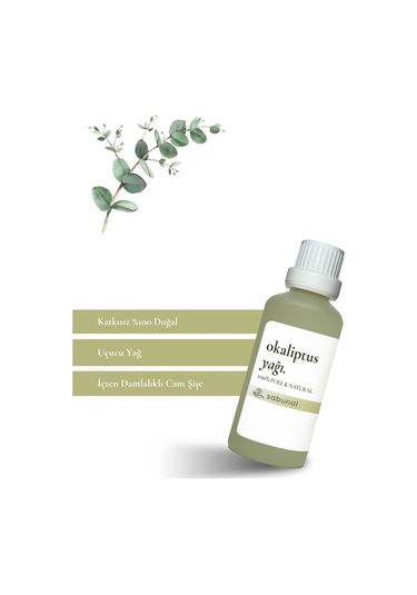 Sabunal Okaliptus Yağı 50 ML - Ferahlatıcı ve Aromaterapi Yağ