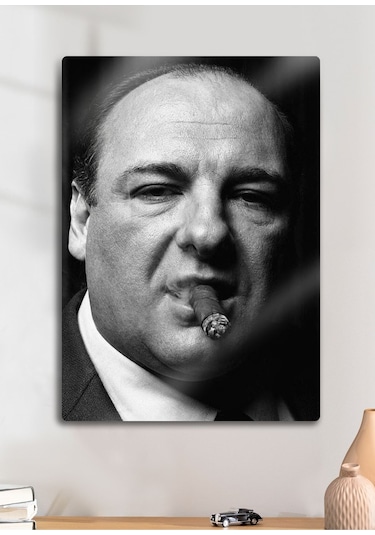 4k Parlak Baskı, Tony Soprano, The Sopranos - Metal Tablo