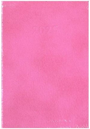 Özkan 2025 Günlük Cep Ajandası 9x13 Pembe Esnek Kapak Pembe