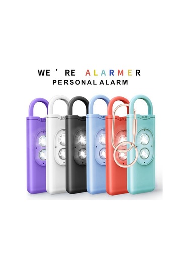 Anjiexun Alarm 130db Kız Çocuk Kadınlar İçin Kurt Karşıtı Uyarı Yeşil