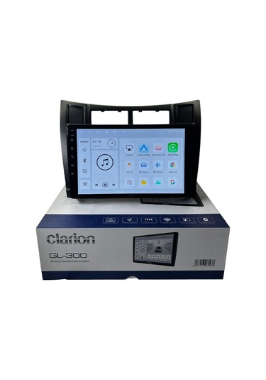 Toyota Yaris 2005-2009 Clarion 4-64 Tam Profesyonel Oem Multimedia 9"