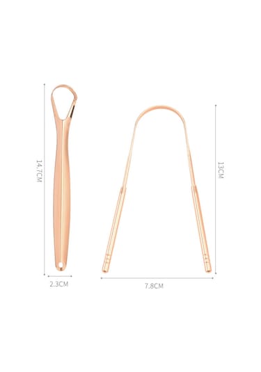 Dolıty 2 Parça Dil Kazıyıcı Kötü Nefes Temizleyici Stil-c