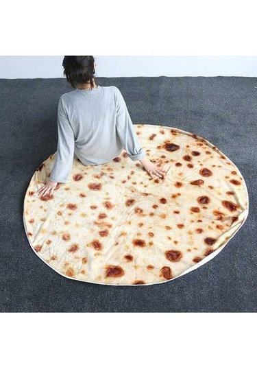 Fastbuy 100cm Meksika Tortilla Kumaşı Battaniye - Koltuk Yatağı Kaplama, Yumuşak Kumaş Diğer