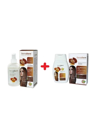 Dermaderm Argan Şampuan 300 ML + Argan Sütü 250 ML