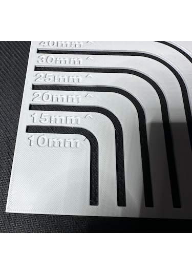 Çizim Köşe Yuvarlama Cetveli Punch,kırkyama,mefruşat Yuvarlak Köş Beyaz