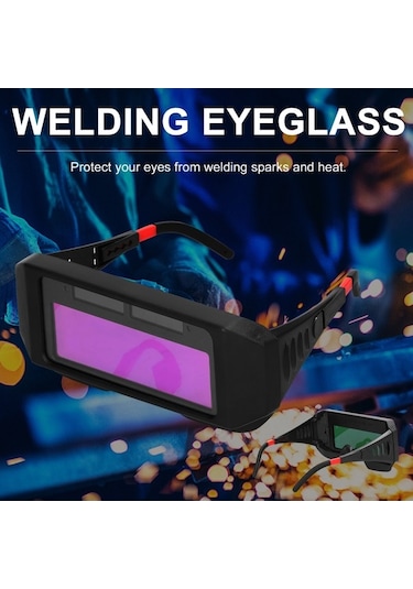 Trendooze Otomatik Karartmalı Güneş Enerjili Kaynak Gözlüğü - Otomatik Kıvılcım Ve Duman Koruma