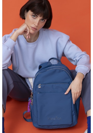 Unıted Colors Of Benetton Kadın Sırt Çantası Bnt 1464 MAvi