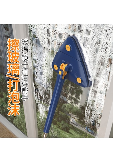 Neevoyu Ev İçin Üçgen Tip Otomatik Sıvı Alıcı Mop - Pratik Kullanıma Uygun, Temizliği Kolaylaştırır 2 Bezi