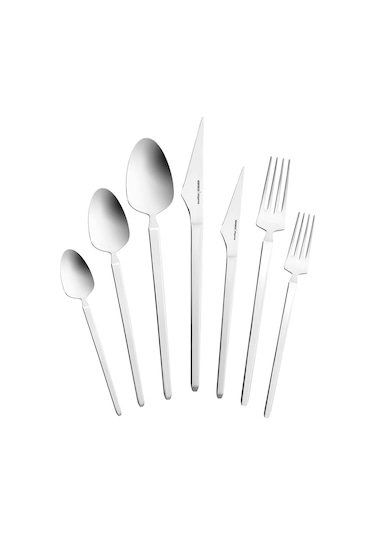 Karaca  Elegance Glacial Platin 12 Kişilik 84 Parça Çatal Kaşık Bıçak Takımı