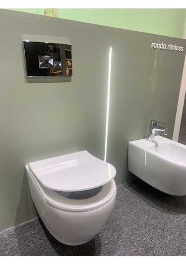 Turavit RND5512 Rondo Kanalsız Asma Klozet Nkp Yavaş Kapak