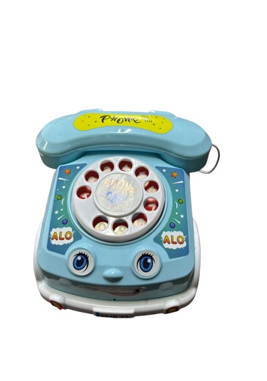 Çevirmeli Telefon Araba Mavi