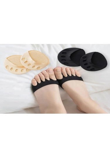 Benlife Kumaş Ayak Parmak Ucu Altı Taban Koruyucu Metatarsal Siyah