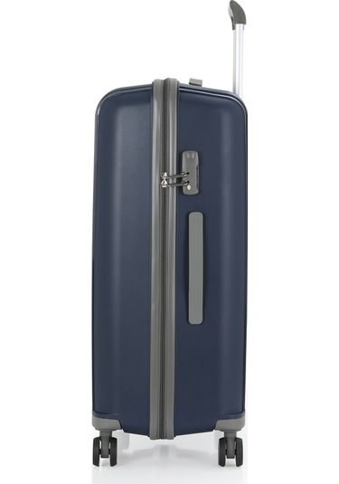 Mçs Polipropilen Valiz V305 75 Cm S18y10003375 11013 Büyük Boy Lacivert - Gri