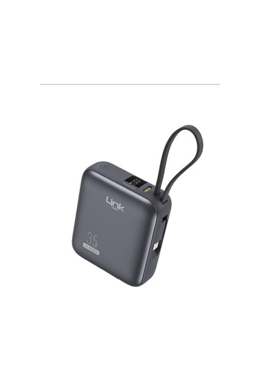Linktech Pd35 Premium 10000 Mah 35w Süper Hızlı Dahili Kablolu Powerbank Siyah