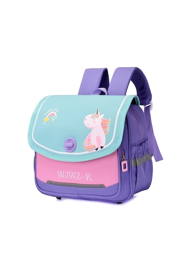 İlkokul Çocukları İçin Ergonomik Sırt Çantası, Hafif Ve Sağlam Tasarım, Omurga Desteği İle Rahat Taşıma, 1. 2. Ve 3. Sınıf Öğrencilerine Uygun, Karikatür Desenli Erkek Ve Kız Okul Çantası Pembe